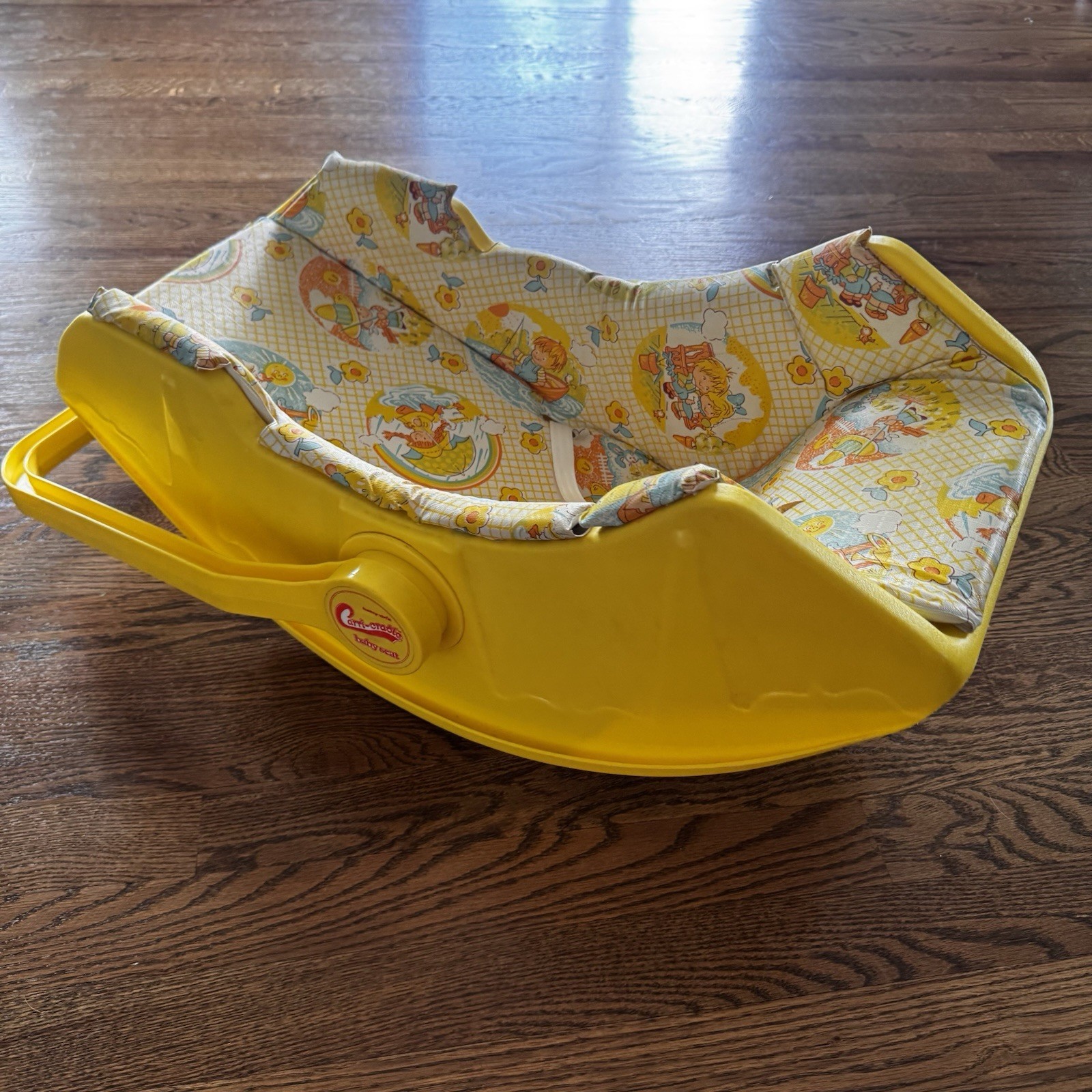 Vintage 1970s/1980s Kolcraft Carri-Cradle Infant Seat & Rocker Retro Set Prop
