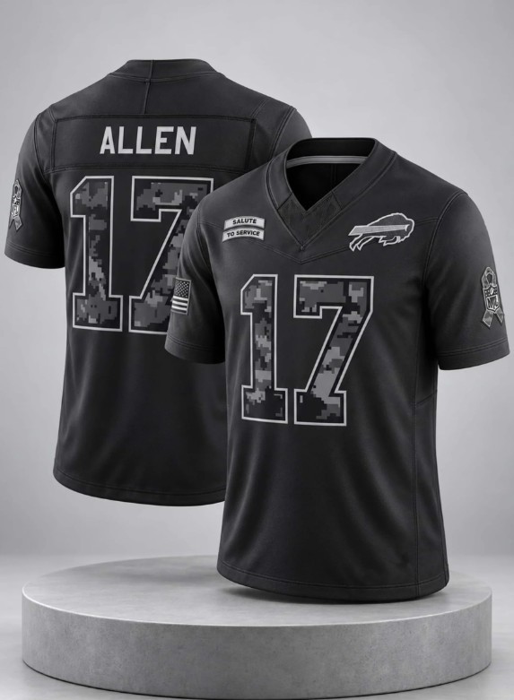 NEW NFL Salute to Service Camo Football Printed 3D Jersey #17 #8 #9 #85