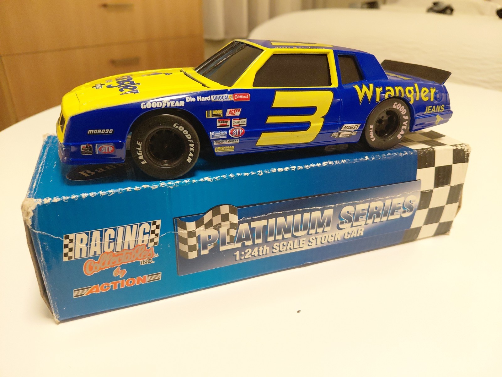 c.1984 Original Vintage Dale Earnhardt Chevy Monte Carlo Car Metal Die Cast Bank c.1984 Original Vintage Dale Earnhardt Chevy Monte Carlo Car Metal Die Cast Bank