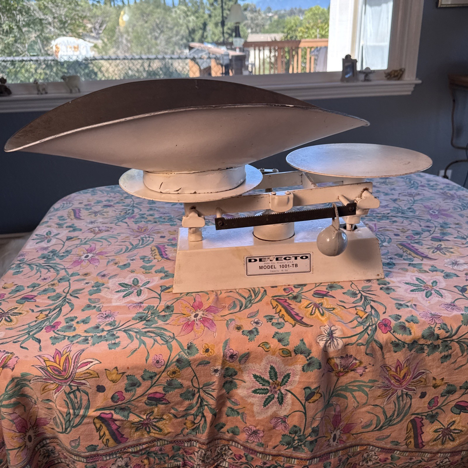 Used Detecto 1001-TB Bakers Scale And Scoop