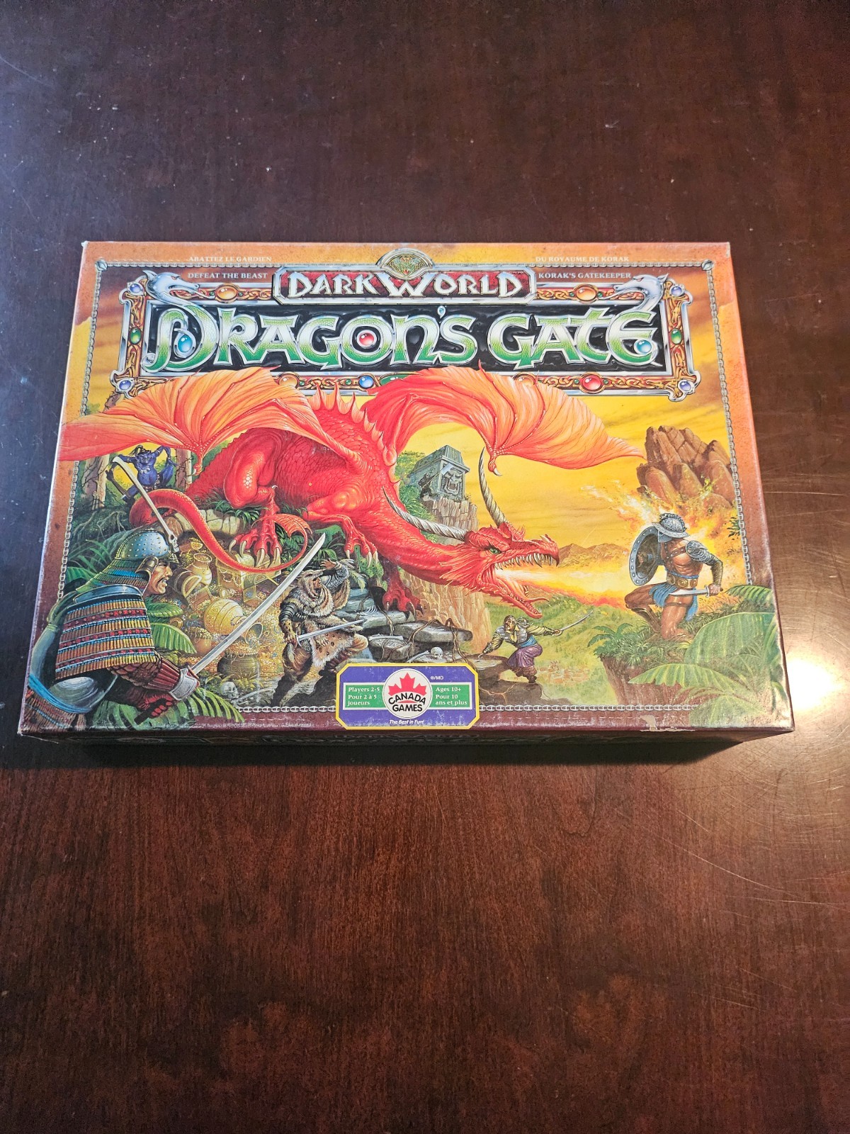 1993 Dark World Dragon\'s Gate Canada Games COMPLETE Vintage Fantasy Board Game