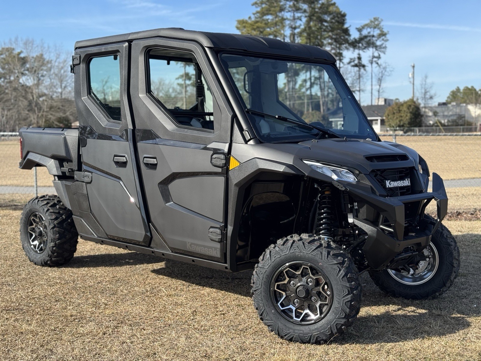 Kawasaki Ridge Crew Full Graphics Kit Matte Black Wrap Decal UTV Matte Black