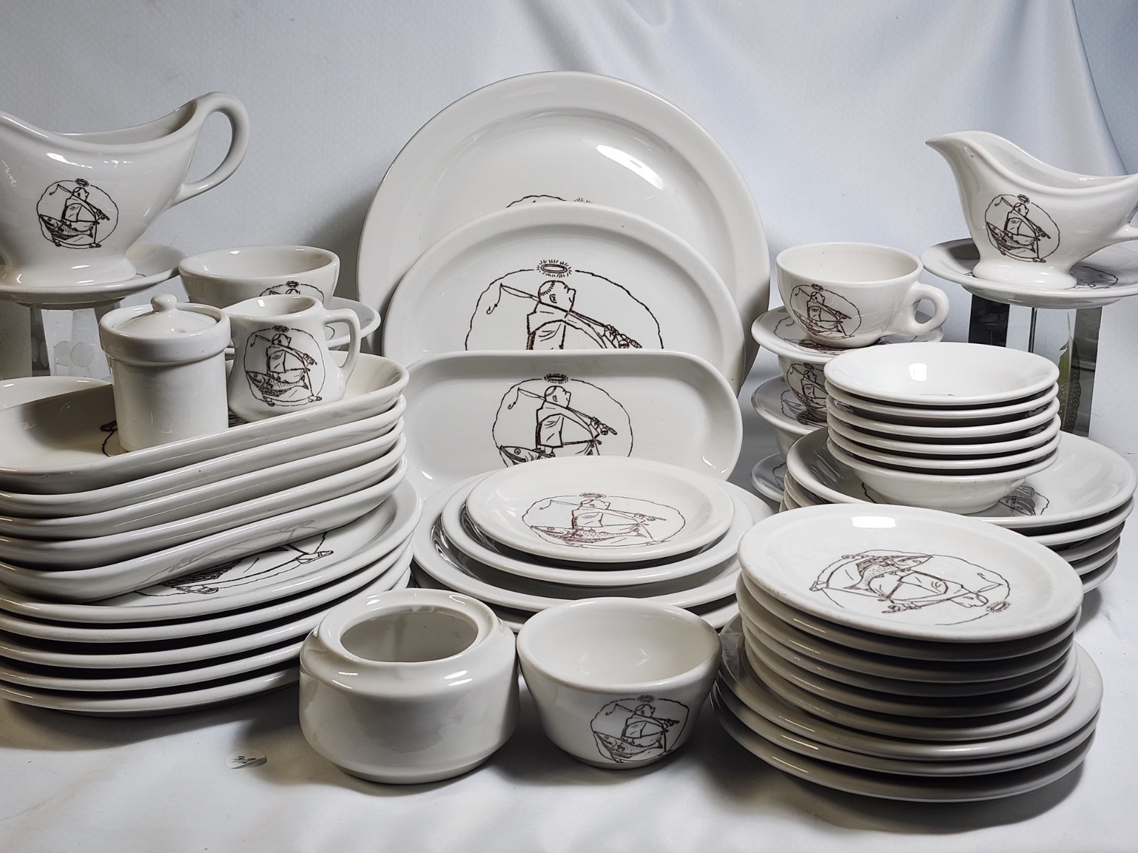 The Franciscan Restaurant Fisherman's Wharf Tepco Restaurantware  Dinnerware Set