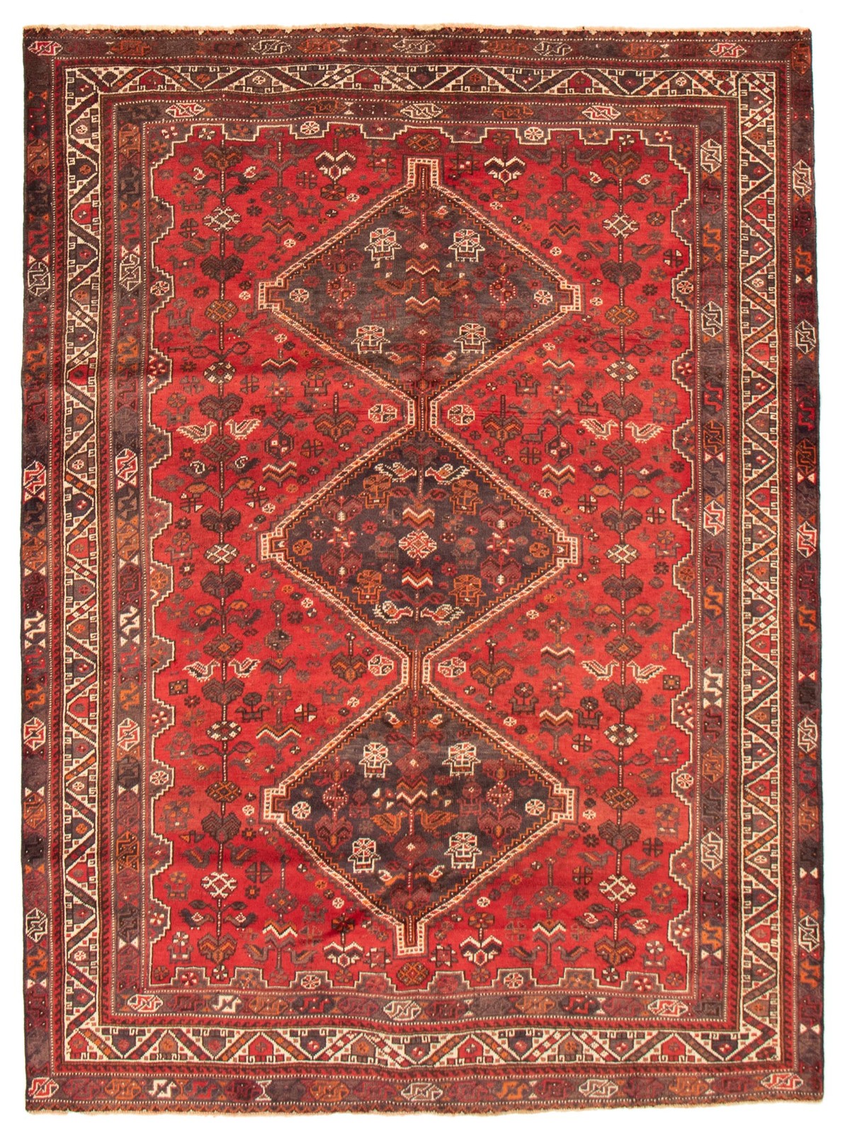 Traditional Vintage Hand-Knotted Area Rug 6\'11\