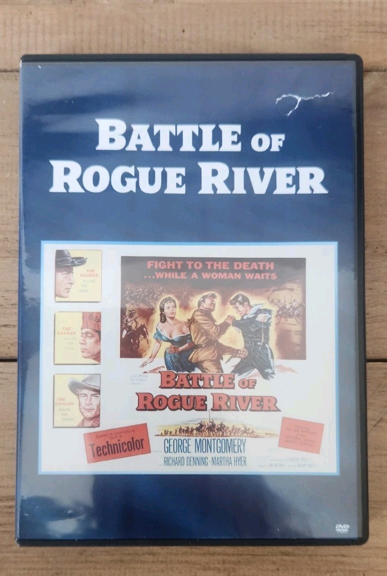 Battle of Rogue River (DVD, 1954, COLUMBIA) GEORGE MONTGOMERY, SEE PICS Battle of Rogue River (DVD, 1954, COLUMBIA) GEORGE MONTGOMERY, SEE PICS