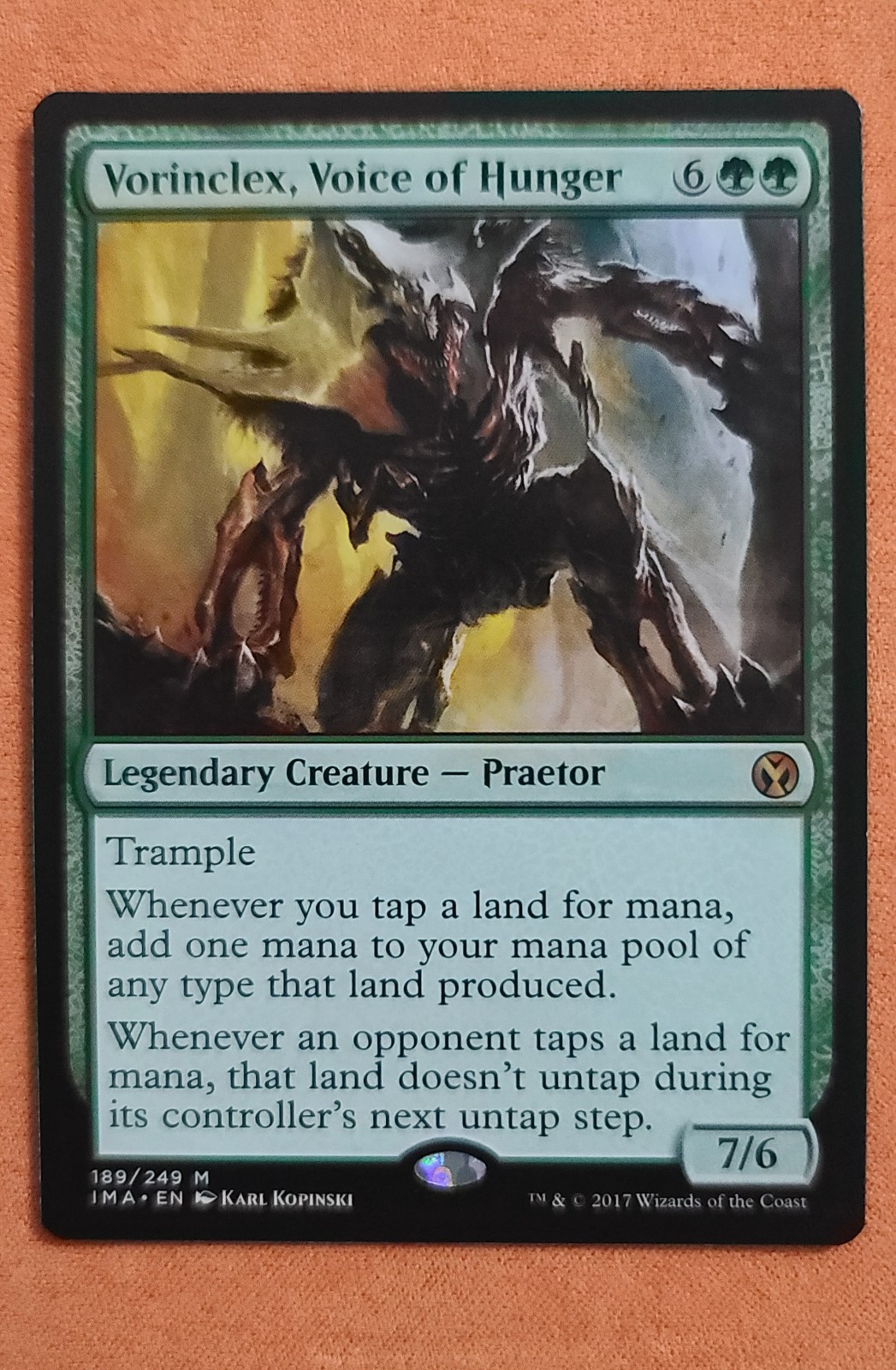 Vorinclex, Voice of Hunger Iconic Masters Regular