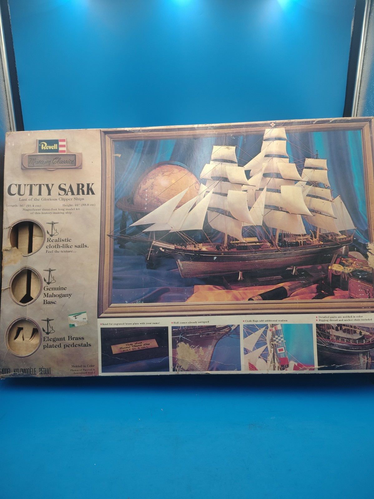 Large Revel Authentic Museum Classics Cutty Sark Clipper Ship Open Box Large Revel Authentic Museum Classics Cutty Sark Clipper Ship Open Box