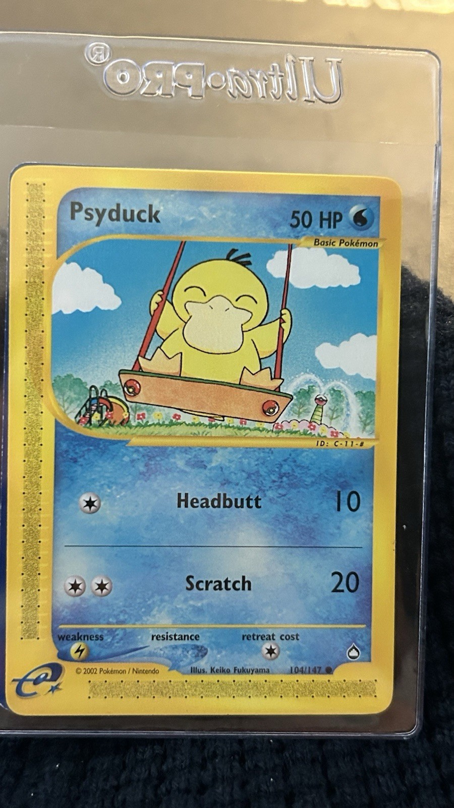 Pokemon TCG Psyduck combo 104/147 & Psyduck 79/105