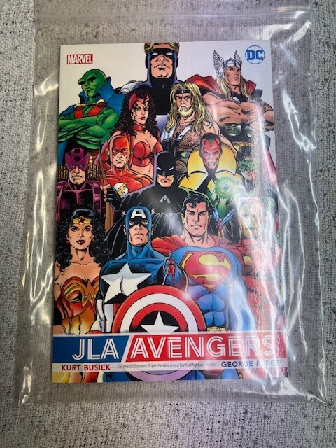 JLA/AVENGERS TPB GEORGE PÉREZ HERO INITIATIVE EDITION NEW RARE OOP RIP JLA/AVENGERS TPB GEORGE PÉREZ HERO INITIATIVE EDITION NEW RARE OOP RIP