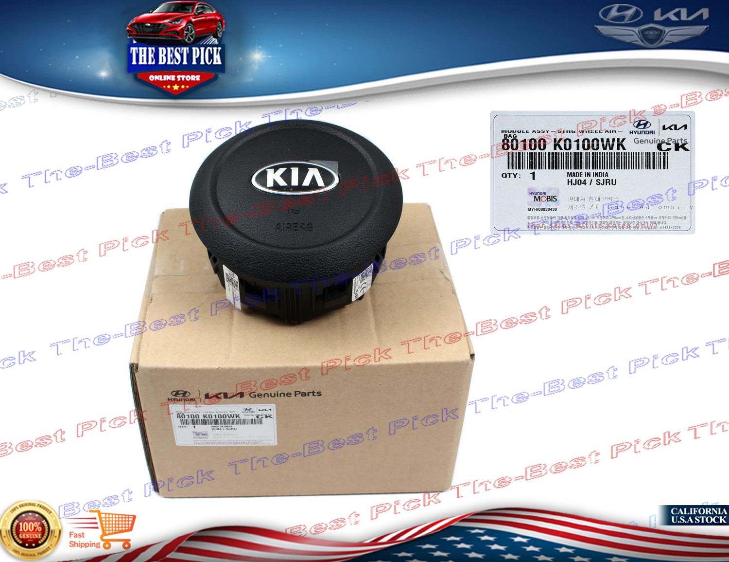 GENUINE OEM 2020 2021 2022 Kia Soul 80100K0100WK GENUINE OEM 2020 2021 2022 Kia Soul 80100K0100WK