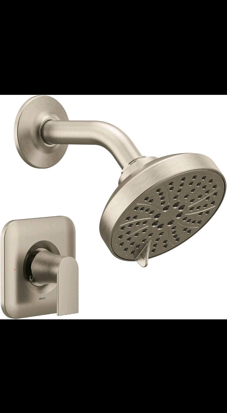 Moen Genta T2472EPBN Brushed Nickel Posi-Temp Shower Trim w/Head 1.75GPM Moen Genta T2472EPBN Brushed Nickel Posi-Temp Shower Trim w/Head 1.75GPM