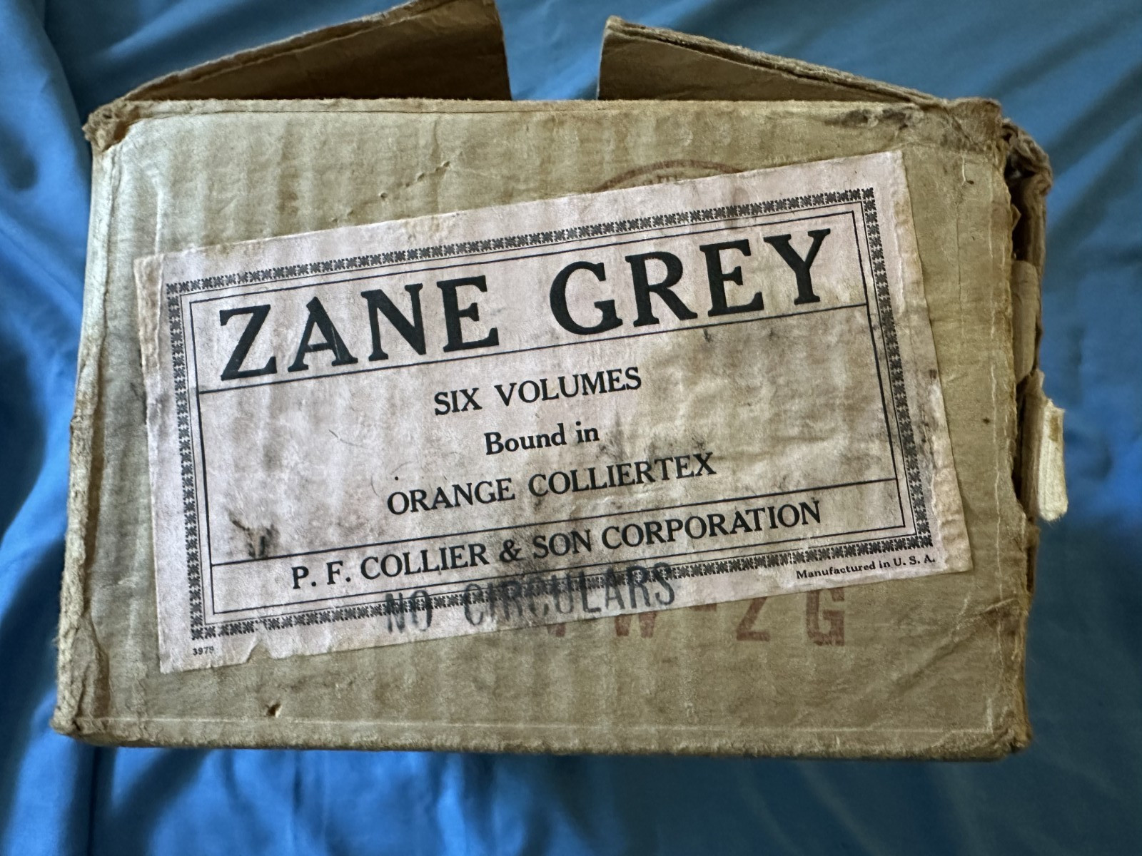 Zane Grey P.F. Collier Six Volume set Zane Grey P.F. Collier Six Volume set