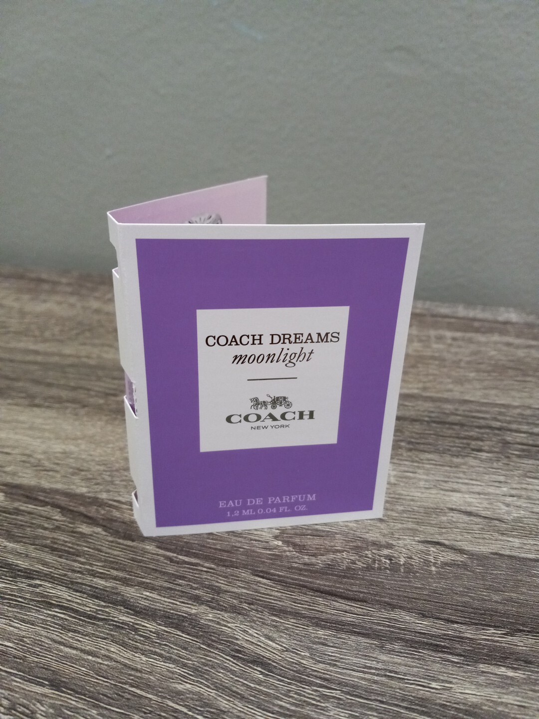 NEW COACH DREAMS EAU DE PARFUM MOONLIGHT SAMPLE SPRAY 0.04 FL OZ / 1.2 ML NEW COACH DREAMS EAU DE PARFUM MOONLIGHT SAMPLE SPRAY 0.04 FL OZ / 1.2 ML