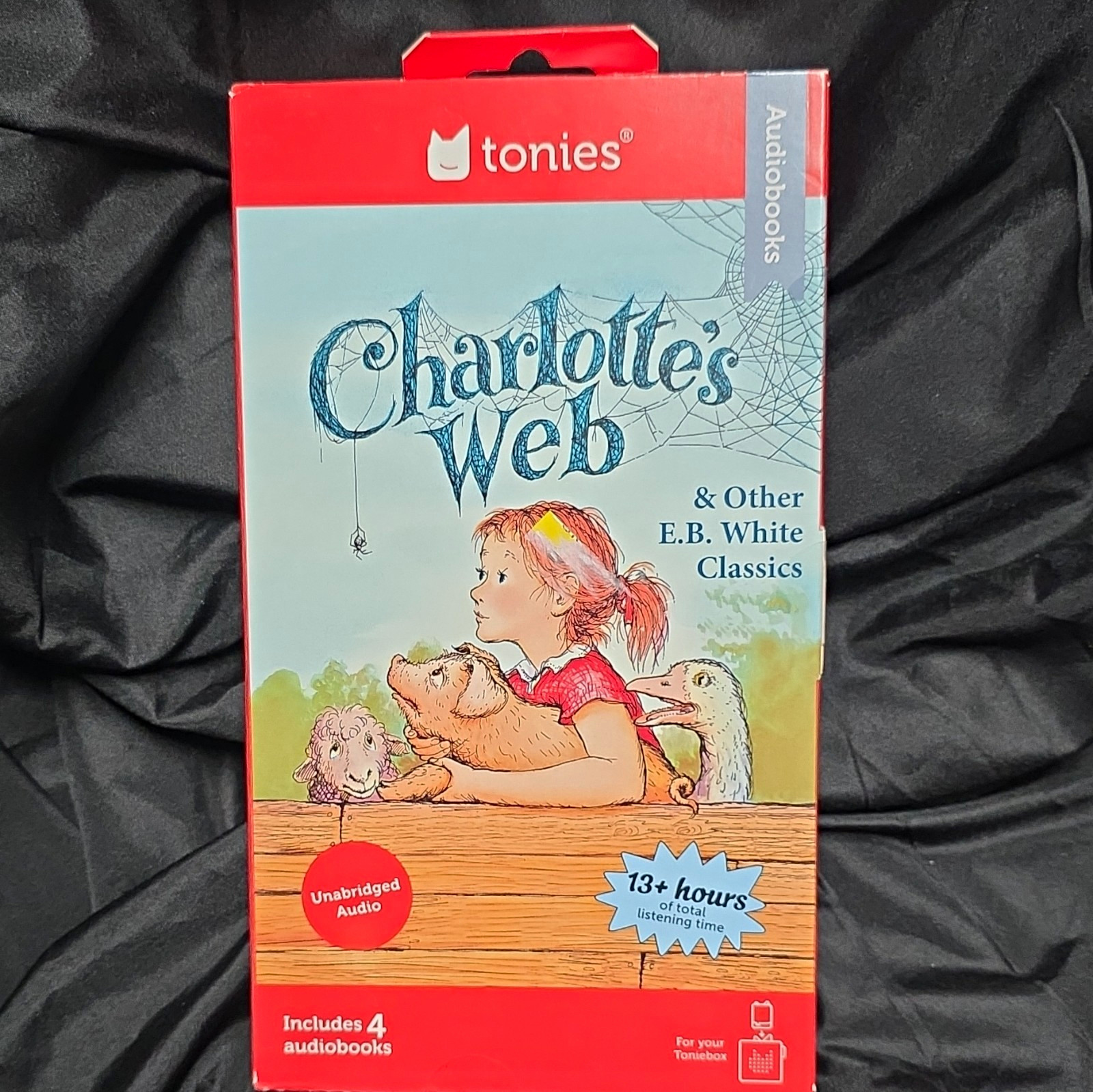 Tonies Charlotte\'s Web Classics Audiobooks Set, 4 Unabridged, 2023 Tonies Charlotte\'s Web Classics Audiobooks Set, 4 Unabridged, 2023