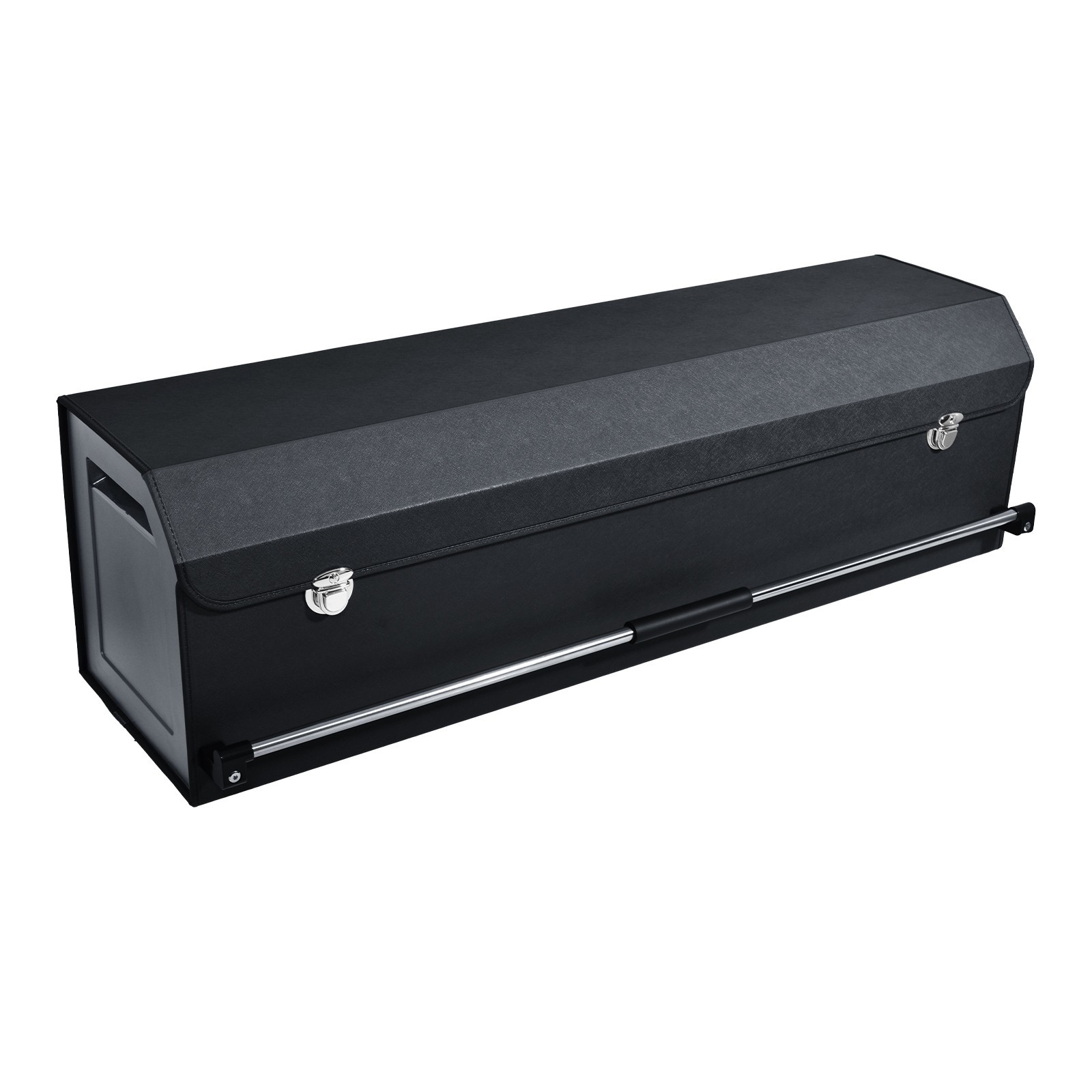 XCF Car Trunk Organizer, Durable Leather Storage Box with Lid and Sturdy Handle