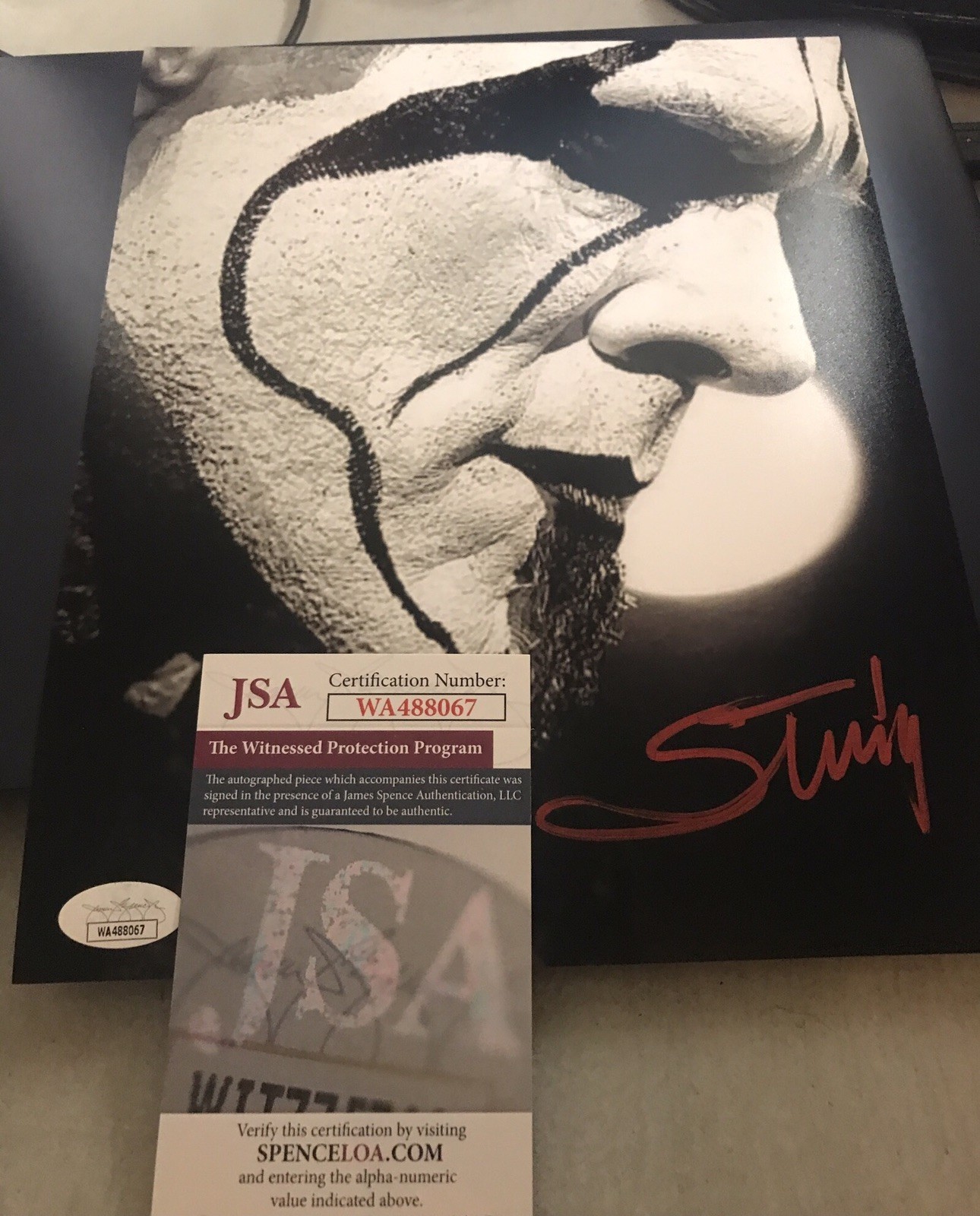 Sting Signed 8x10 Autographed Photo JSA Witness. WCW WWE AEW TNA Sting Signed 8x10 Autographed Photo JSA Witness. WCW WWE AEW TNA
