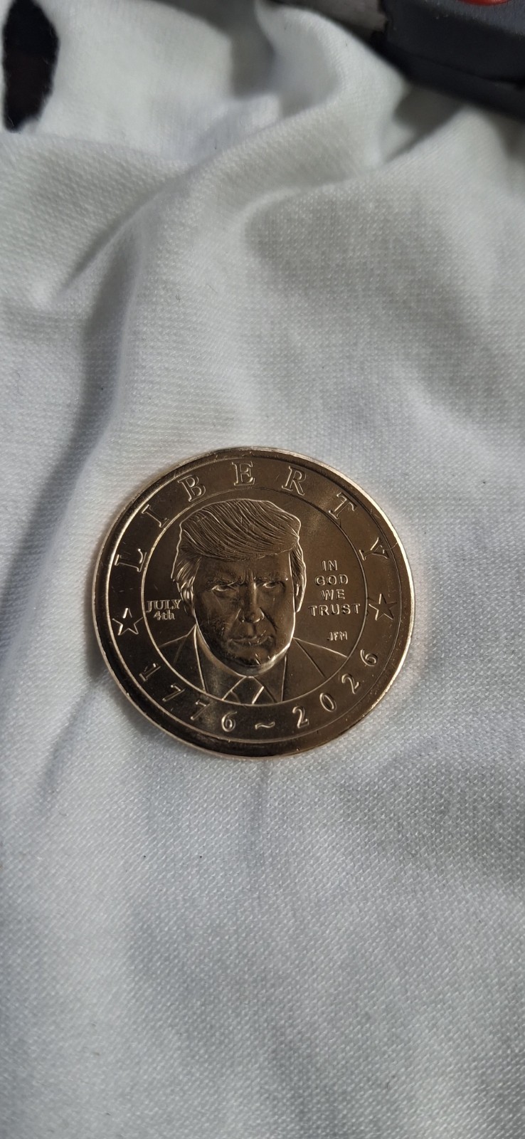 2025 Donald Trump $1 Coin – July 4th Privy Mark – Uncirculated – Raw