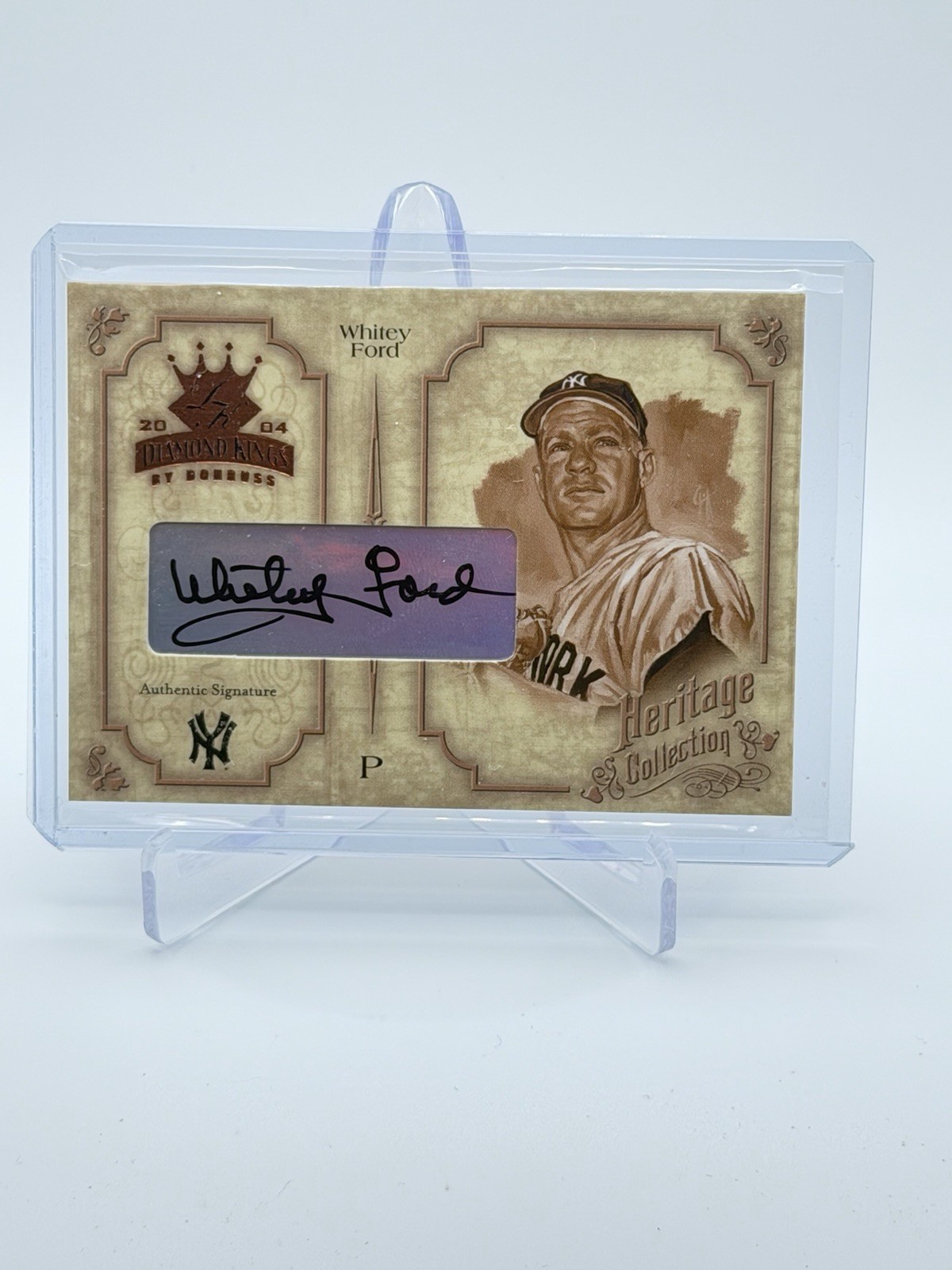 2004 Donruss Diamond Kings Whitey Ford /16 Heritage Collection Auto - Yankees 2004 Donruss Diamond Kings Whitey Ford /16 Heritage Collection Auto - Yankees