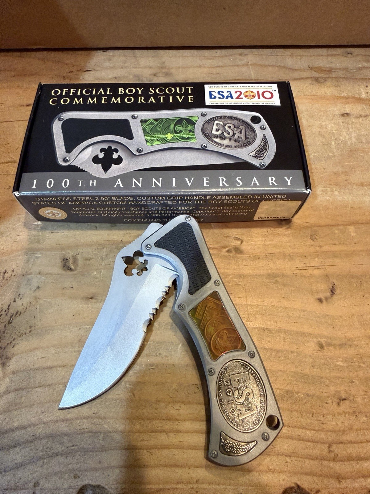 Boy Scouts of America Official 100th Anniversary Commemorative Knife 2010 BSA
