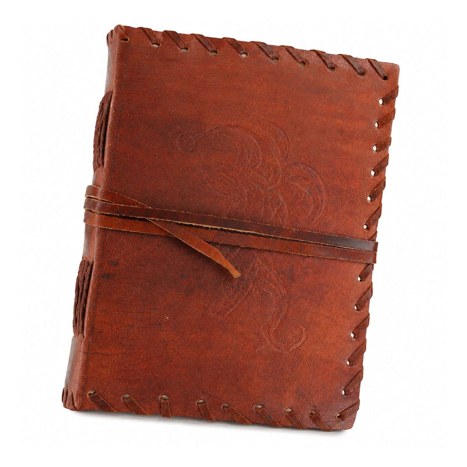 The Original Fool Jester Handmade Leather Blank Journal Diary - Writing Notebook