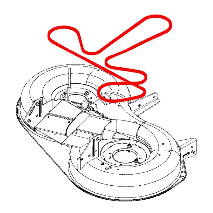 V-Belt Blade Drive for HUSQVARNA (2018 onwards) TC 138, 138M, 138L, 139T, 238T V-Belt Blade Drive for HUSQVARNA (2018 onwards) TC 138, 138M, 138L, 139T, 238T