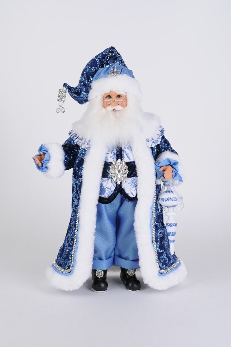 Karen Didion Originals The Jeweled Chinoiserie Santa CC18-87