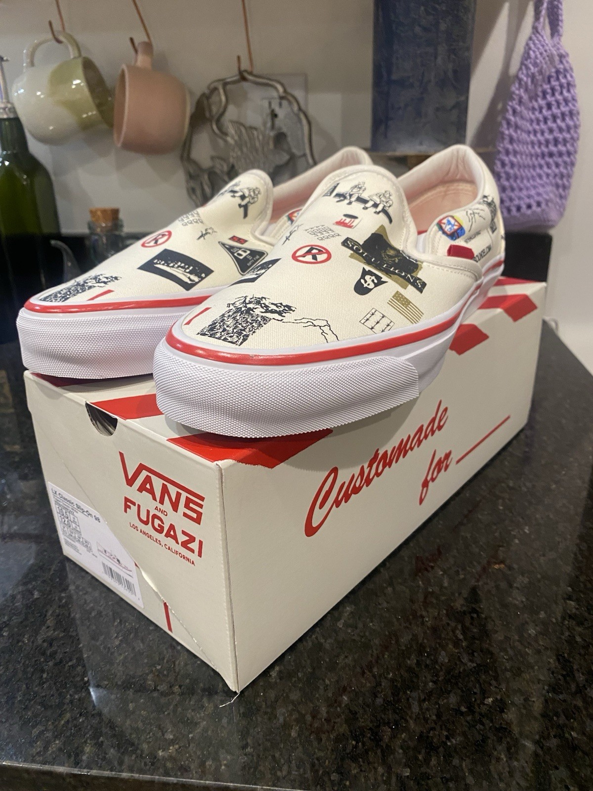 Vans x Fugazi Slip-On 98 10.5 Classic Vans x Fugazi Slip-On 98 10.5 Classic