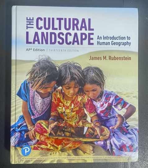 The Cultural Landscape: An - Hardcover, by unknown author - Very Good The Cultural Landscape: An - Hardcover, by unknown author - Very Good