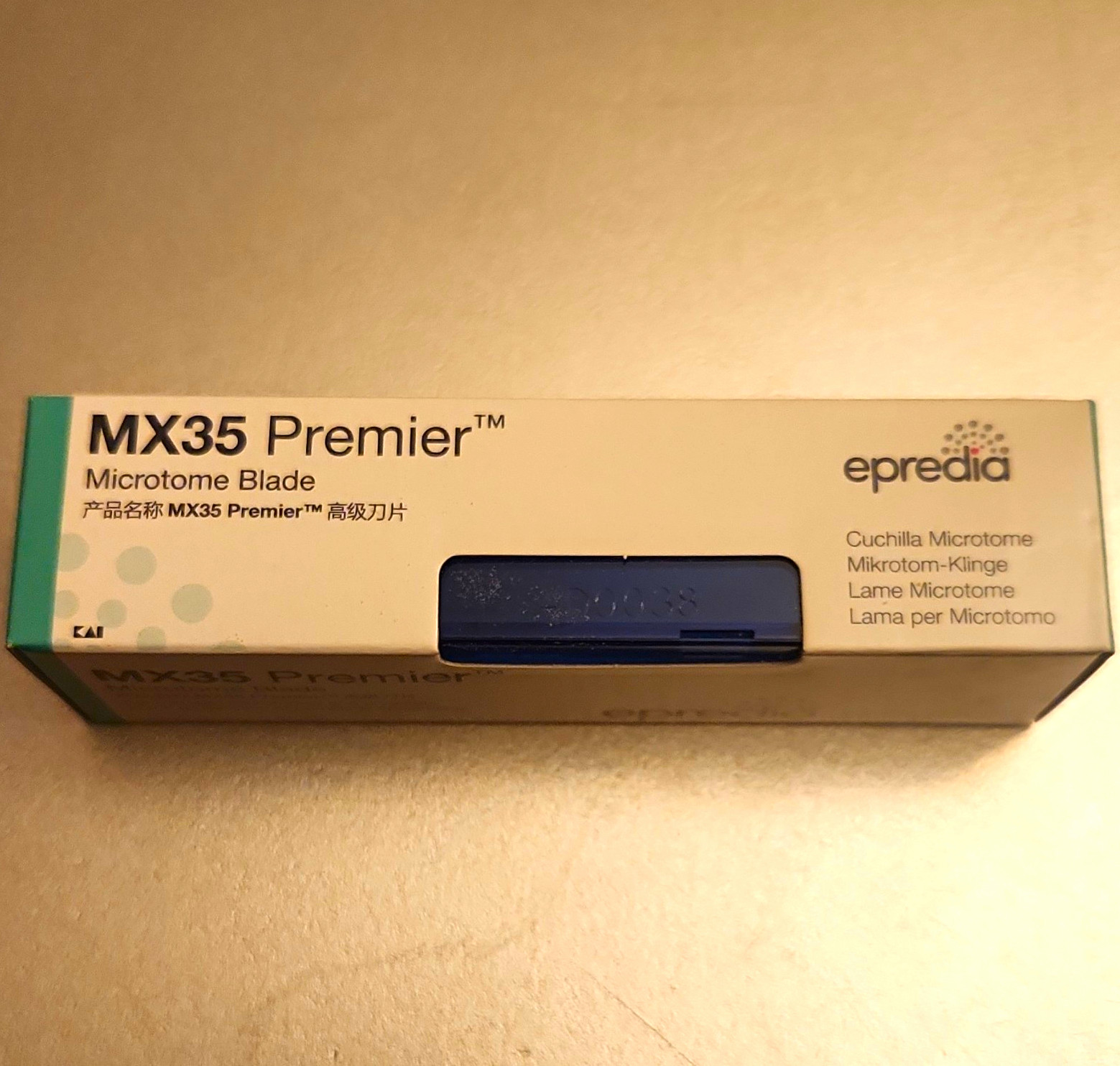 New Epredia MX35 Premier Microtome Blades 50 Count PCS 1 Box SHIPS FROM US New Epredia MX35 Premier Microtome Blades 50 Count PCS 1 Box SHIPS FROM US