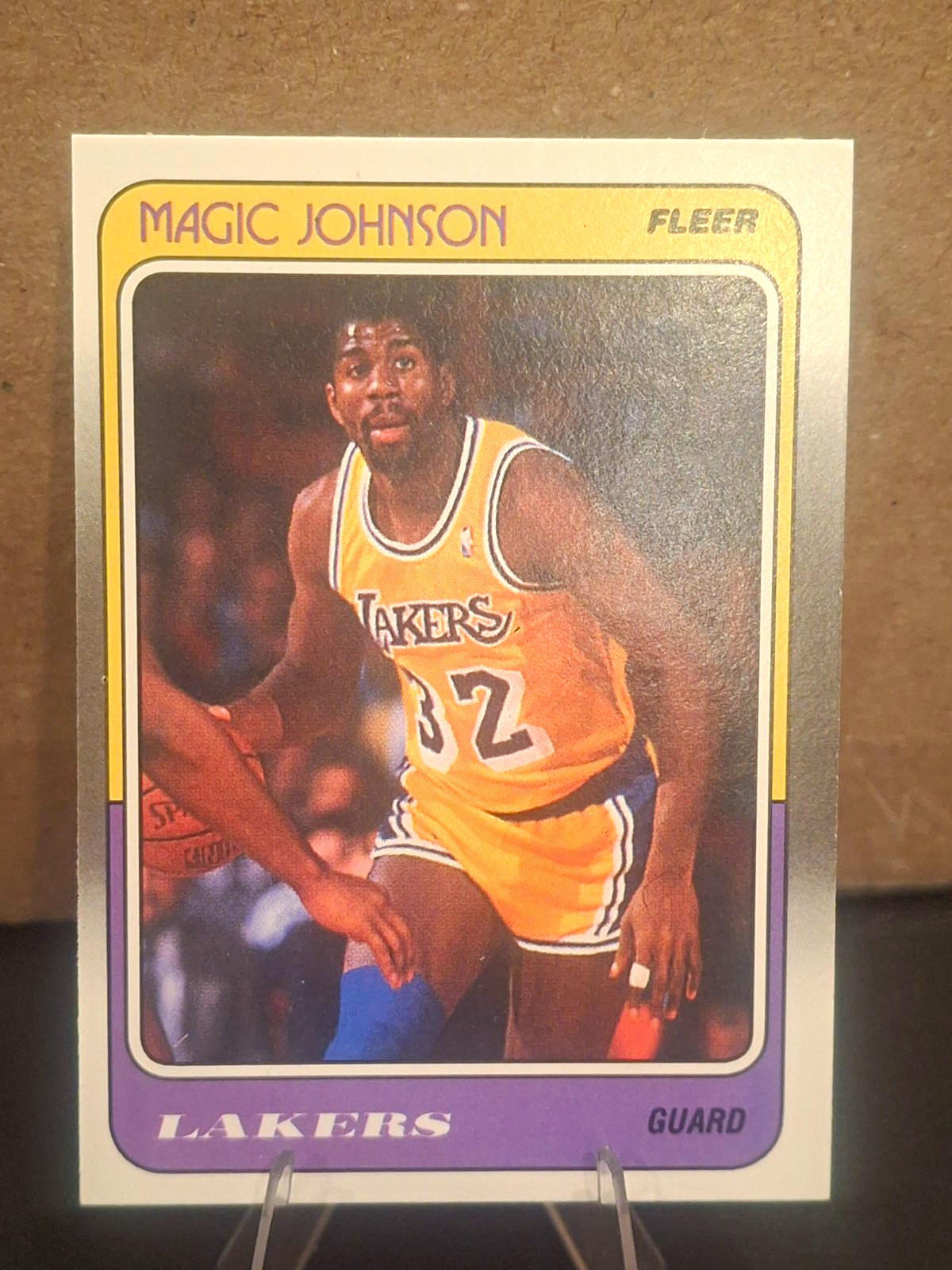 Fleer 1988-89 Magic Johnson #67 HOF Fleer 1988-89 Magic Johnson #67 HOF