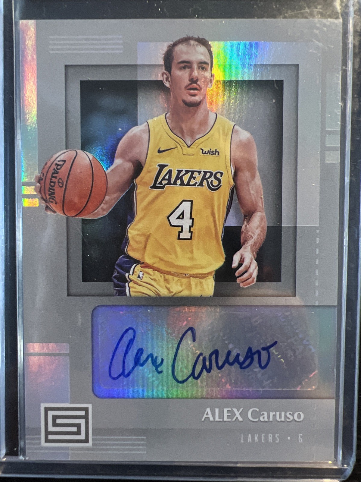 2017-18 Panini Status Alex Caruso Auto Signature. Rookie RC. Thunder/Lakers 2017-18 Panini Status Alex Caruso Auto Signature. Rookie RC. Thunder/Lakers