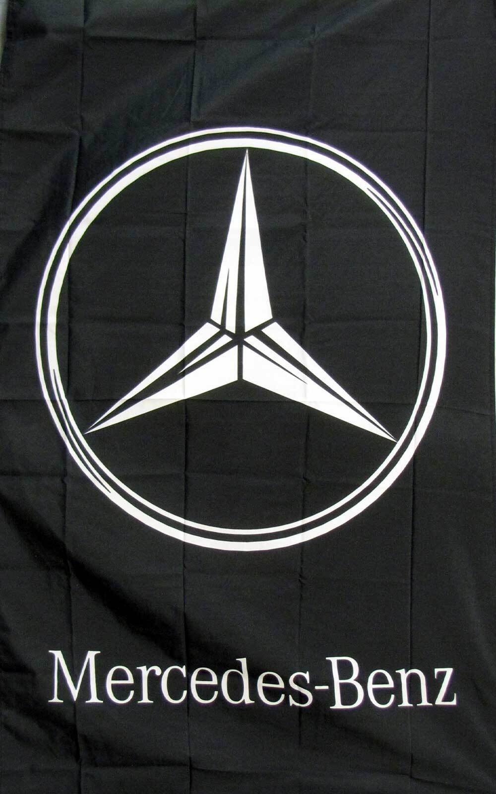 MERCEDES-BENZ VERTICAL 3X5 FLAG