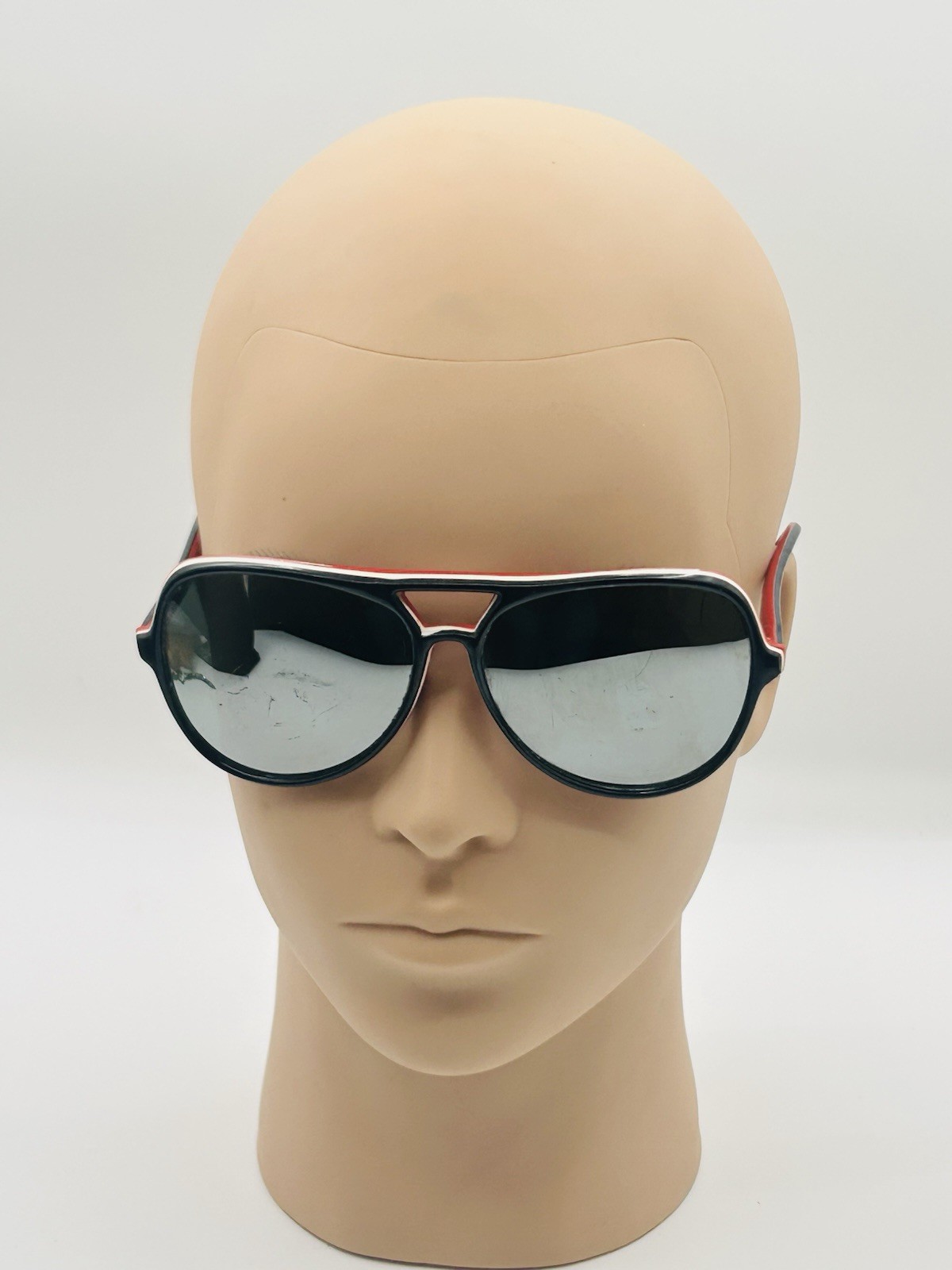 1970\'s Vintage TAIWAN ROC Aviator Sunglasses Mirrored Glass Lenses