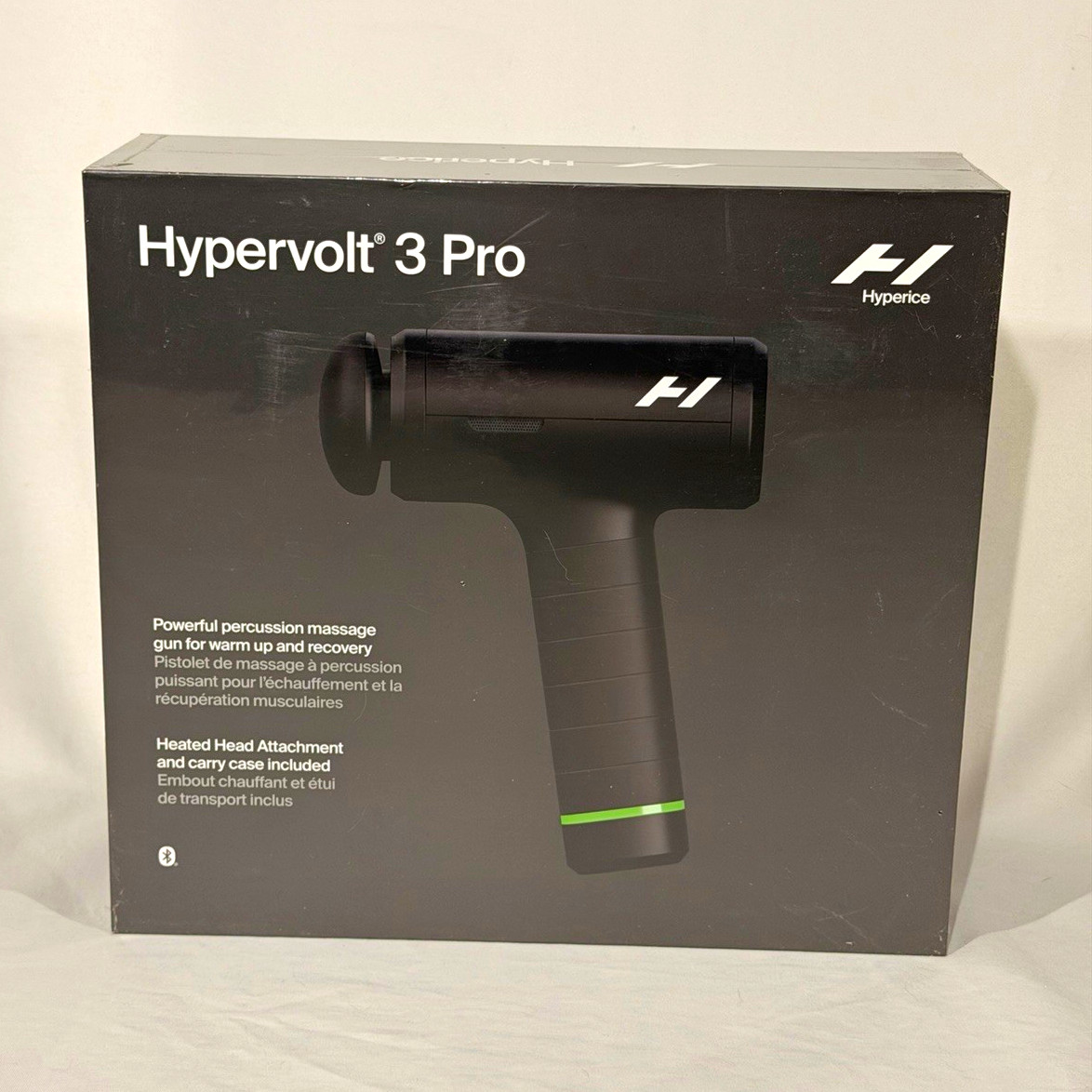 Hyperice Hypervolt 3 Pro Heated Bluetooth Massage Gun, Black Hyperice Hypervolt 3 Pro Heated Bluetooth Massage Gun, Black