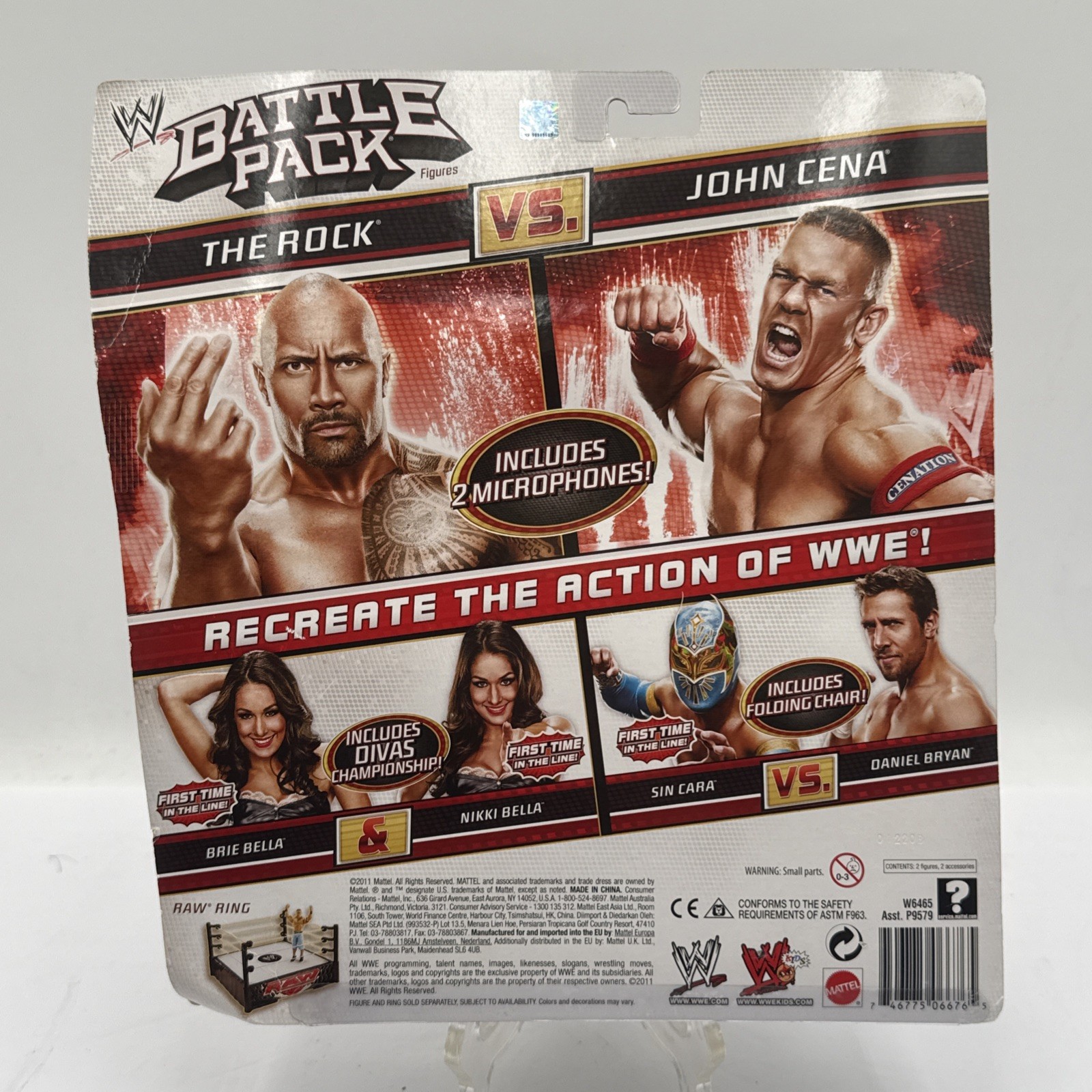 WWE 2011 Mattel Action Figure Battle Pack The Rock vs. John Cena 2 Pack WWE 2011 Mattel Action Figure Battle Pack The Rock vs. John Cena 2 Pack