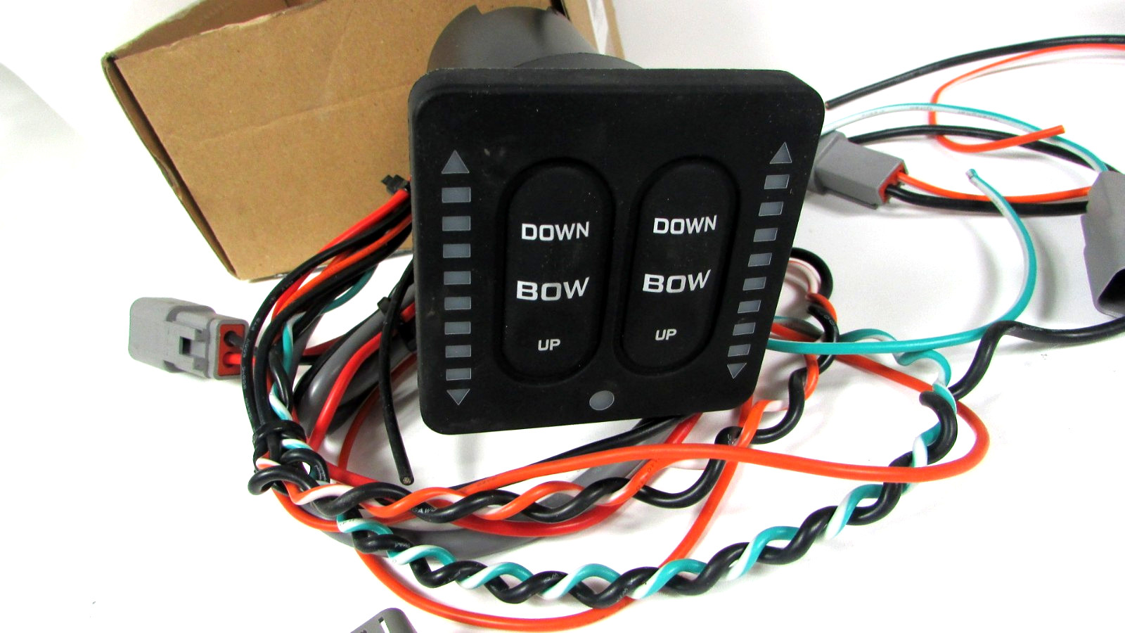 For Lenco Marine 15170-001 LED Indicator Integrated Tactile Trim Tab Switch Kit