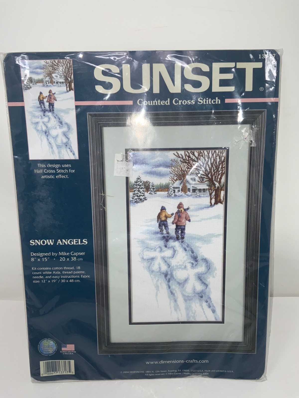 Dimensions Snow Angels 13717 Cross Stitch Kit New and Factory Sealed