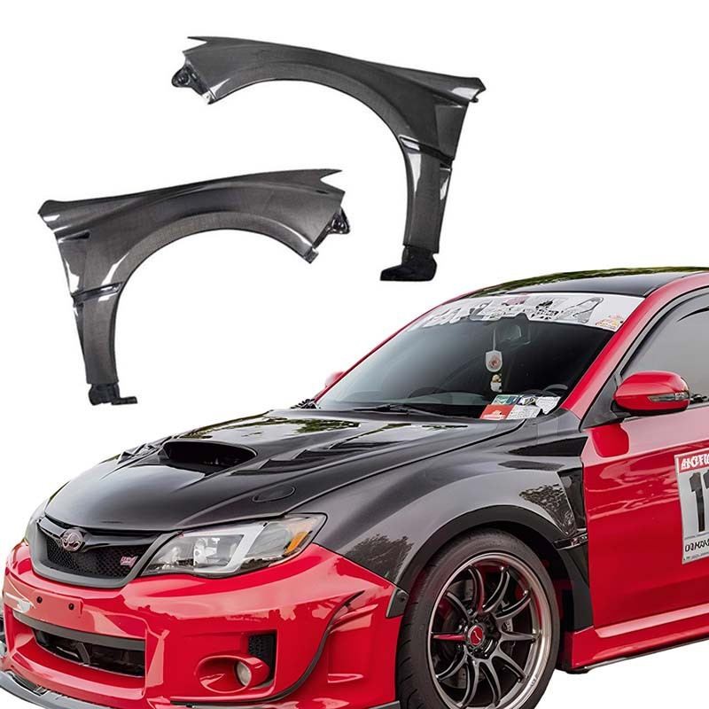 Real Carbon Fiber Fenders for Subaru Impreza WRX STI 08-14 / Impreza WRX 2011-14 Real Carbon Fiber Fenders for Subaru Impreza WRX STI 08-14 / Impreza WRX 2011-14