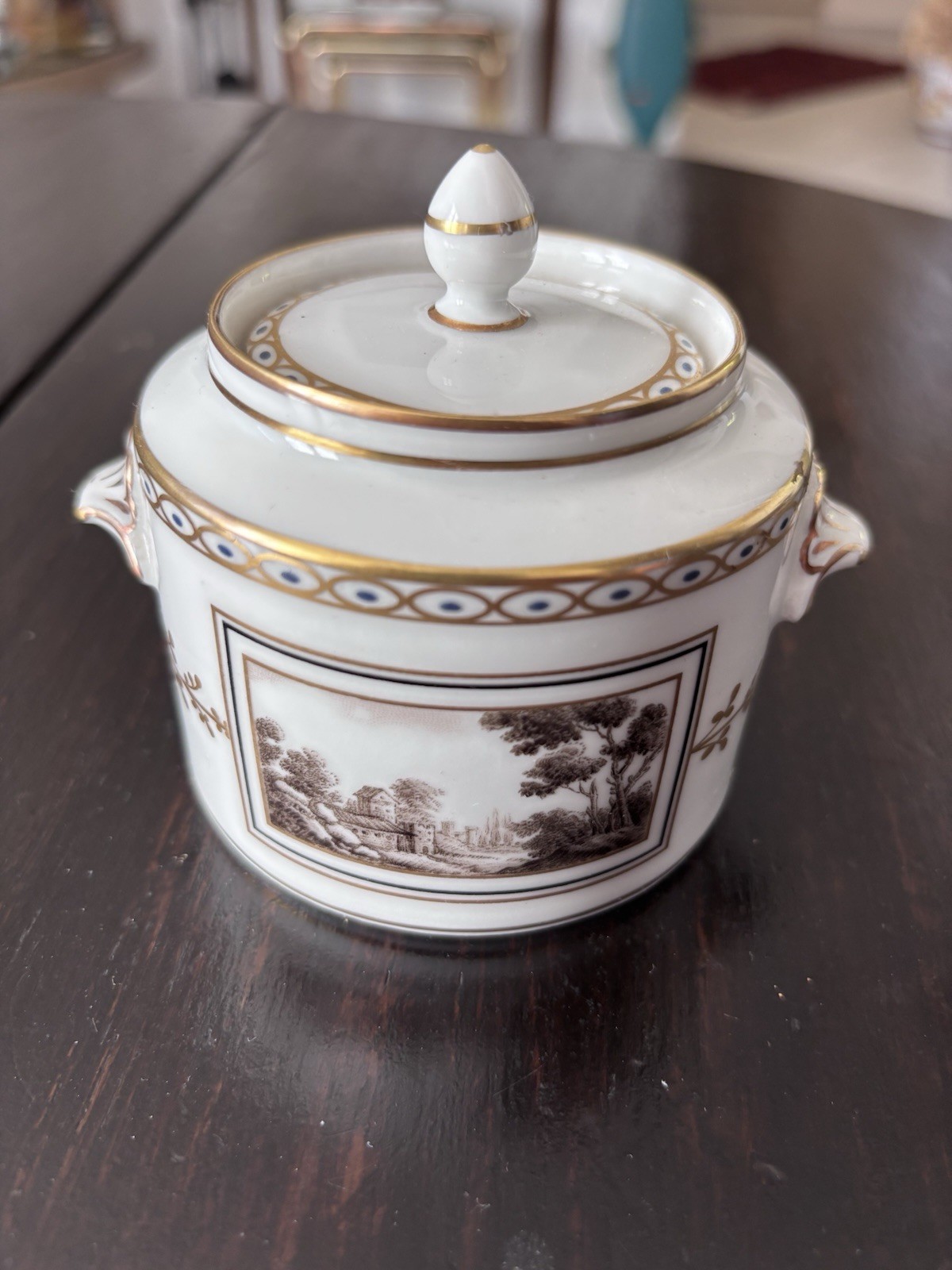 Richard Ginori Shower - Favors with lid and saucer - Fiesole decoration