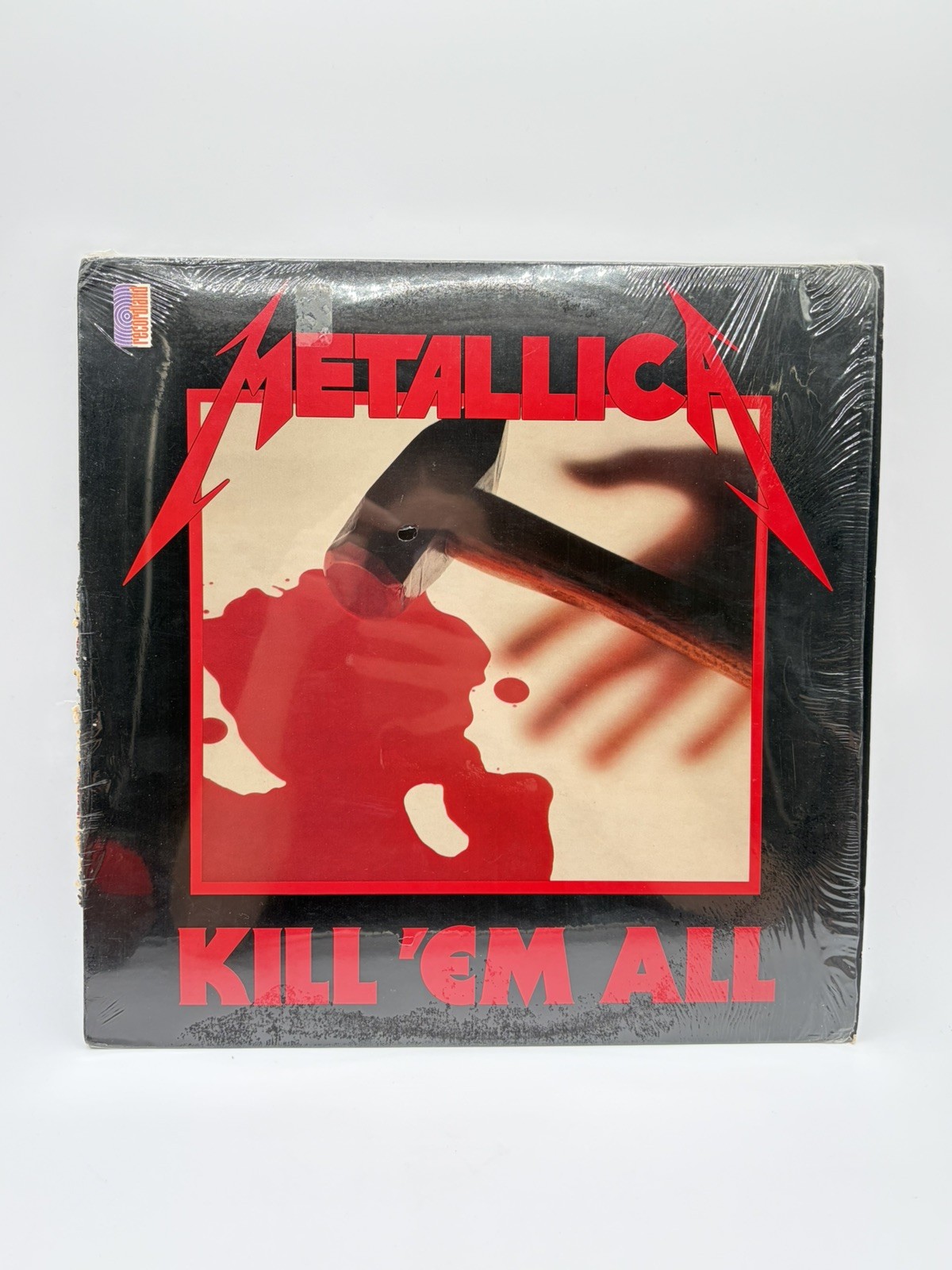 Metallica Kill ’Em All LP 1983 Megaforce MRI-069 Sterling A-2 A-4 Shrink