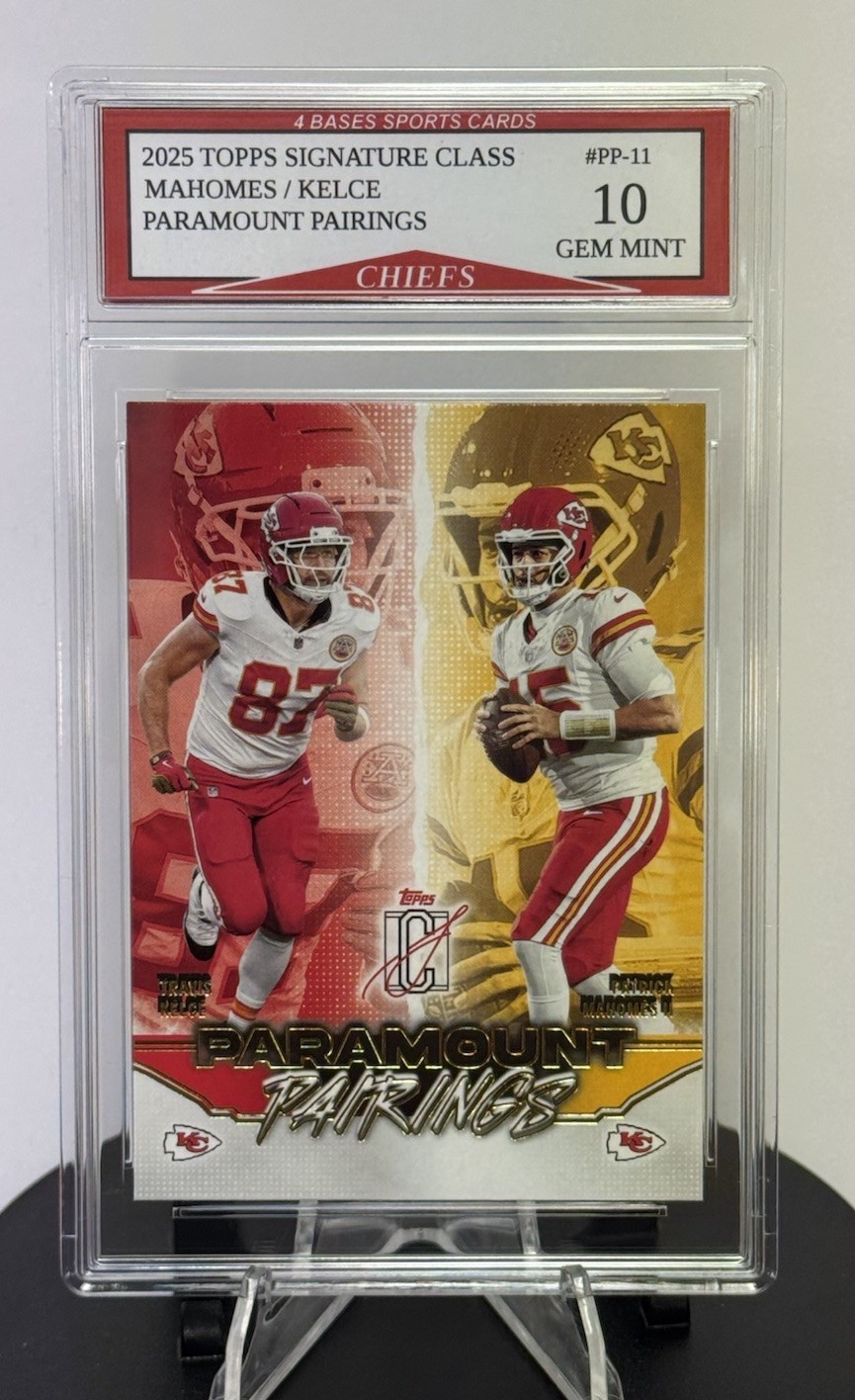 2025 Topps Patrick Mahomes II  / Travis Kelce Paramount Pairings 