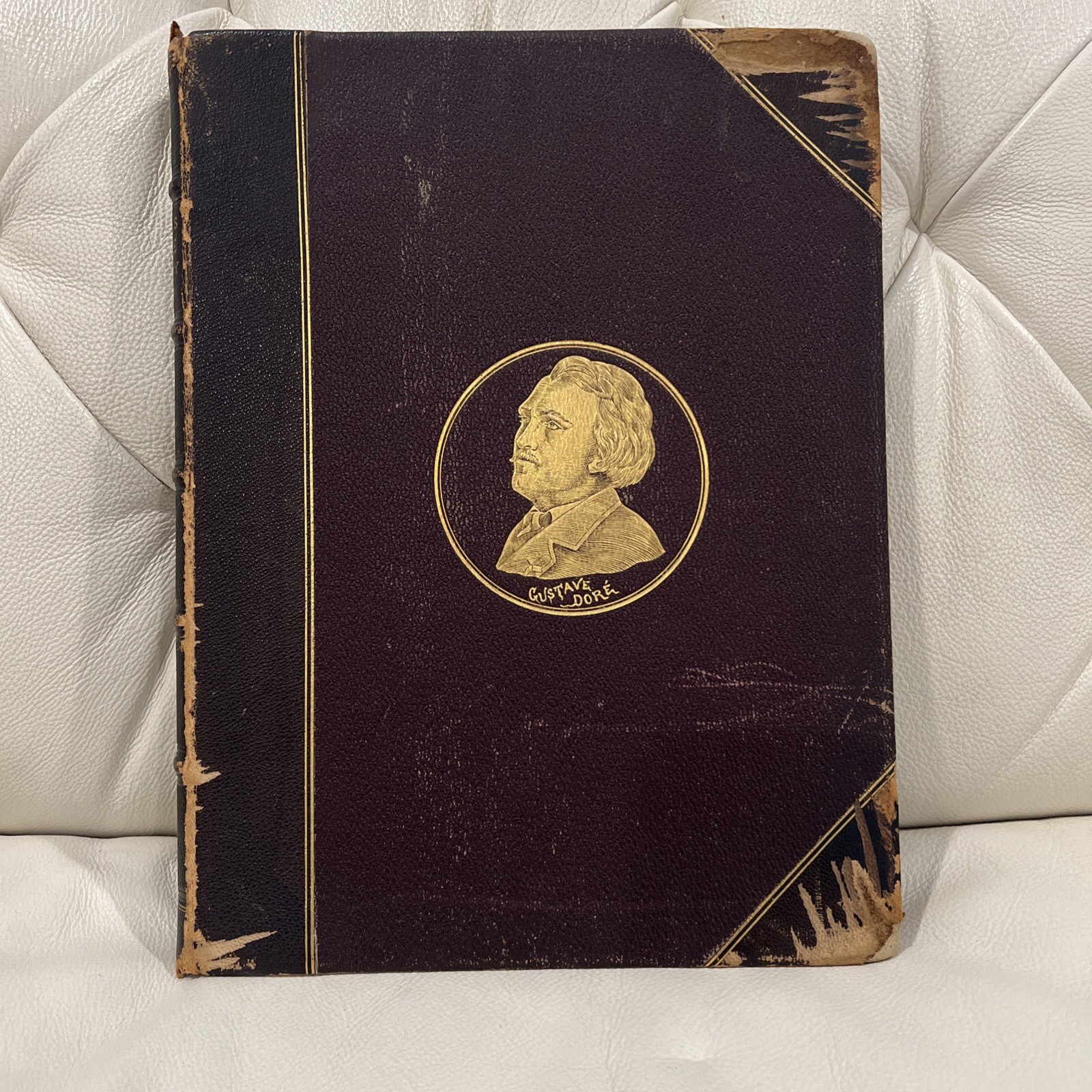 Antique Cassell’s Doré Gallery 250 Engravings Edmund Ollier Dante Bible C1880s