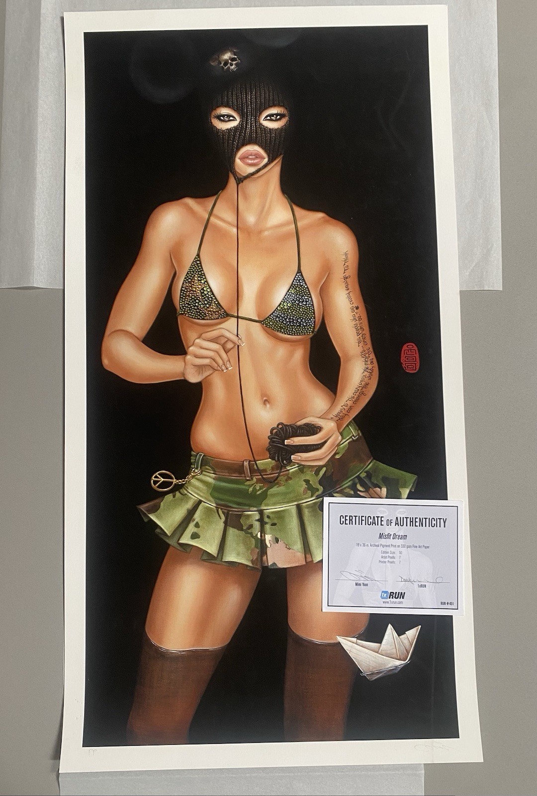 Mimi Yoon Misfit Dream Art Print Signed PP Printer Proof X/7 COA Read