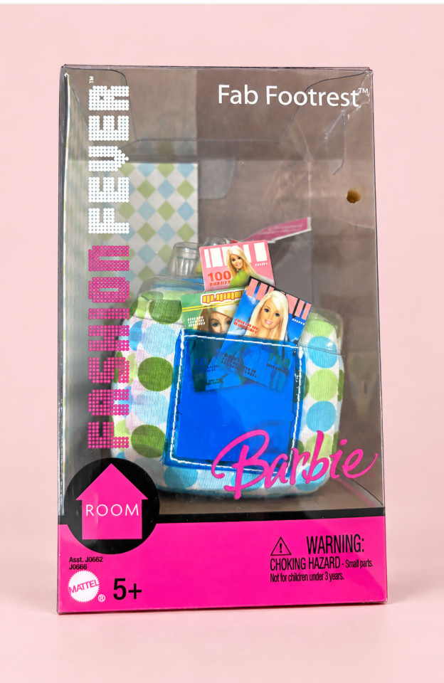 2005 Barbie Fashion Fever Room Fab Footrest J0666 NRFB Y2K Accessories
