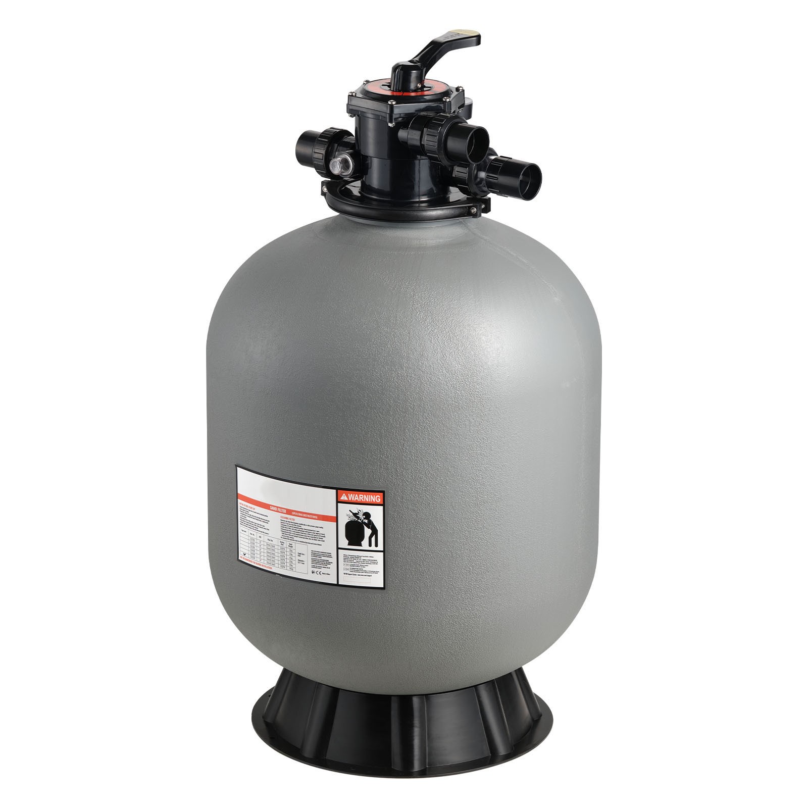 Uimoso 24-Inch Sand Filter with 7-Way Valve for Pools