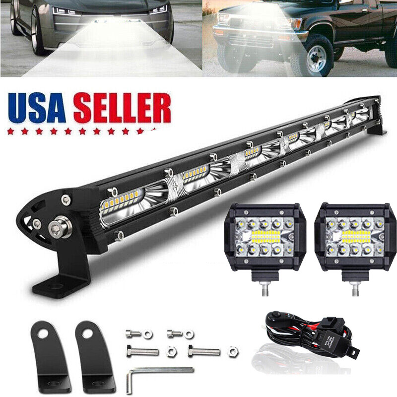 20inch LED Light Bar Spot Flood Combo +4 20inch LED Light Bar Spot Flood Combo +4