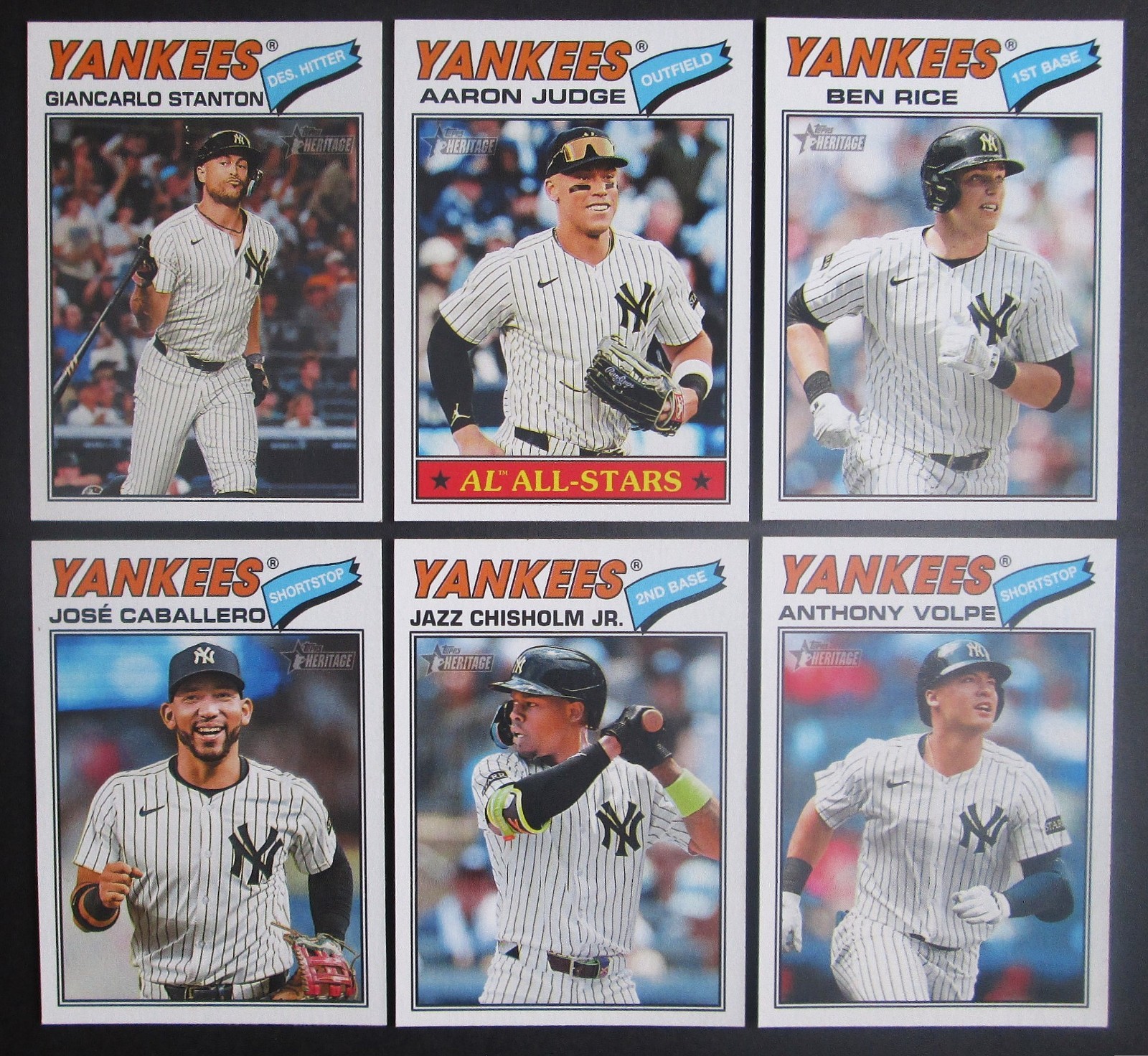 2026 topps Heritage NEW YORK YANKEES Team Set