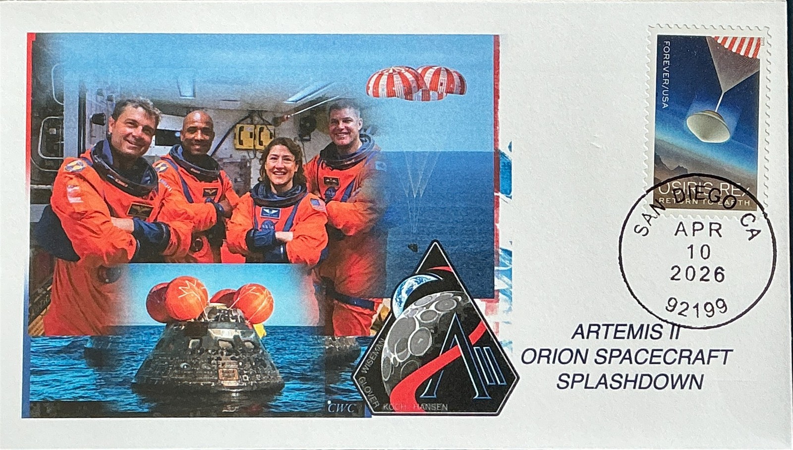 AFDCS Chris Calle Artemis 2 Orion Spacecraft Splashdown Moon 