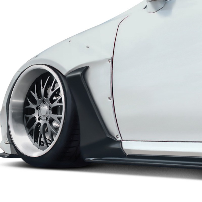 For Lexus IS250 2006-2010 Duraflex MSR Style Fiberglass Side Vents Unpainted