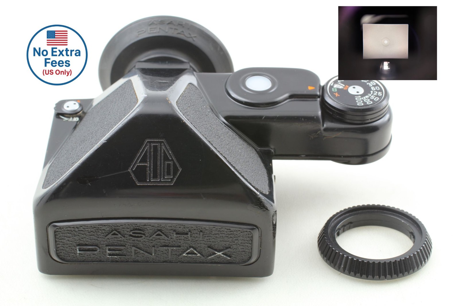 Meter Works [ N MINT w/ Ring ] Pentax 6x7 TTL Prism Finder For 6x7 67 From JAPAN